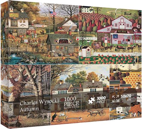 1000 piece puzzles charles wysocki|More.